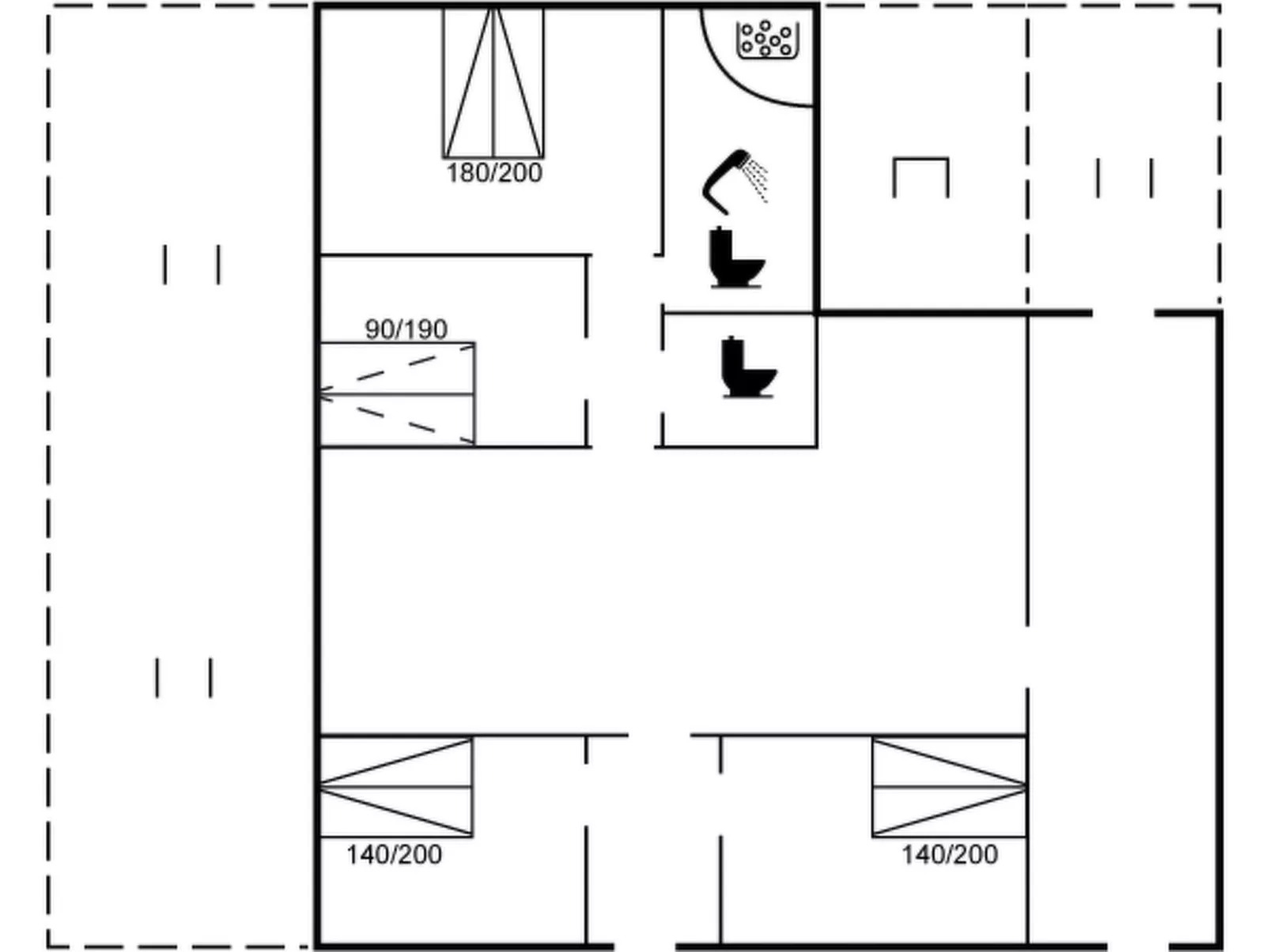 "Editha" - 800m from the sea-Inside