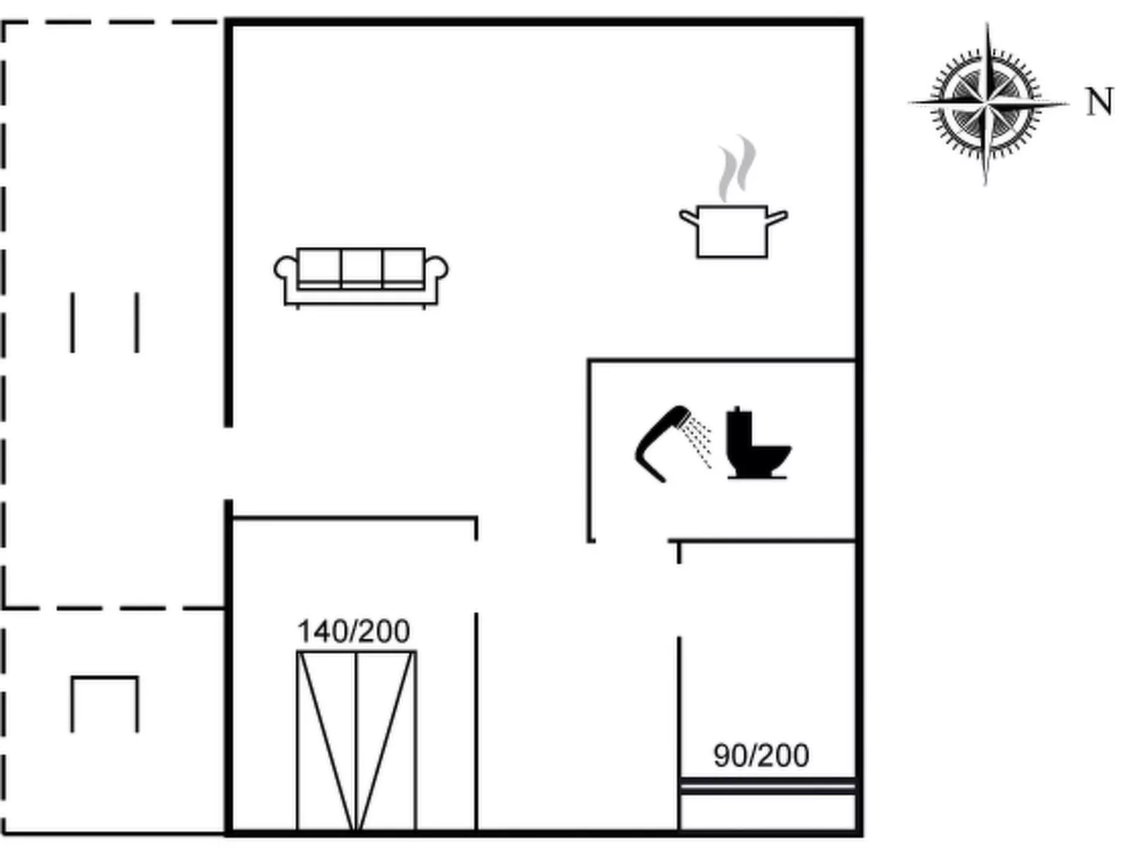 "Blome" - 150m to the fjord-Inside