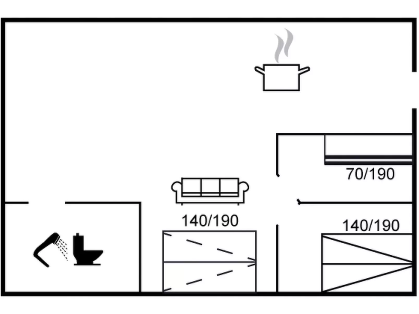"Amaia" - 500m from the sea-Drinnen