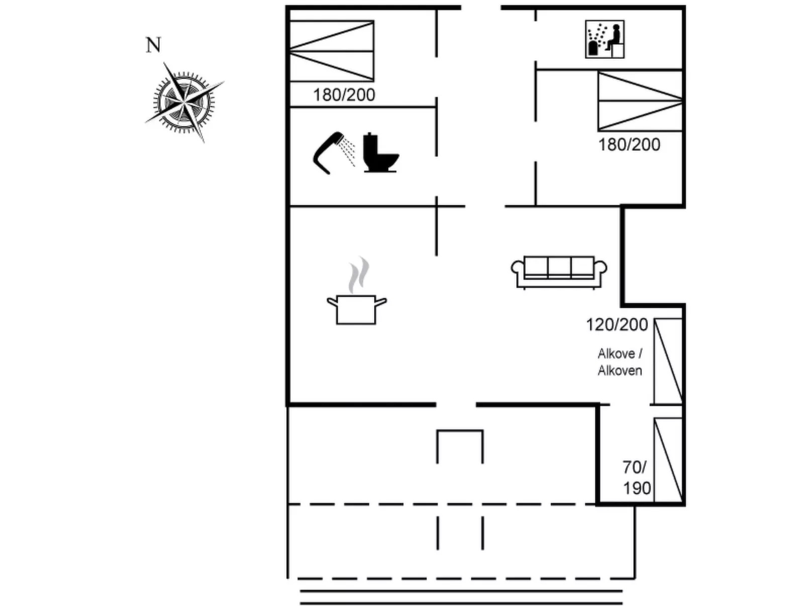 "Akari" - 400m from the sea-Inside