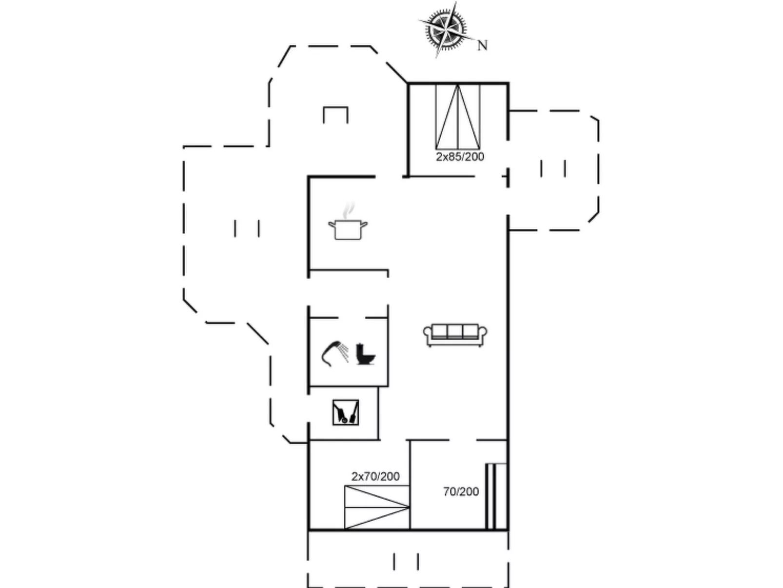 "Eri" - 300m from the sea-Inside