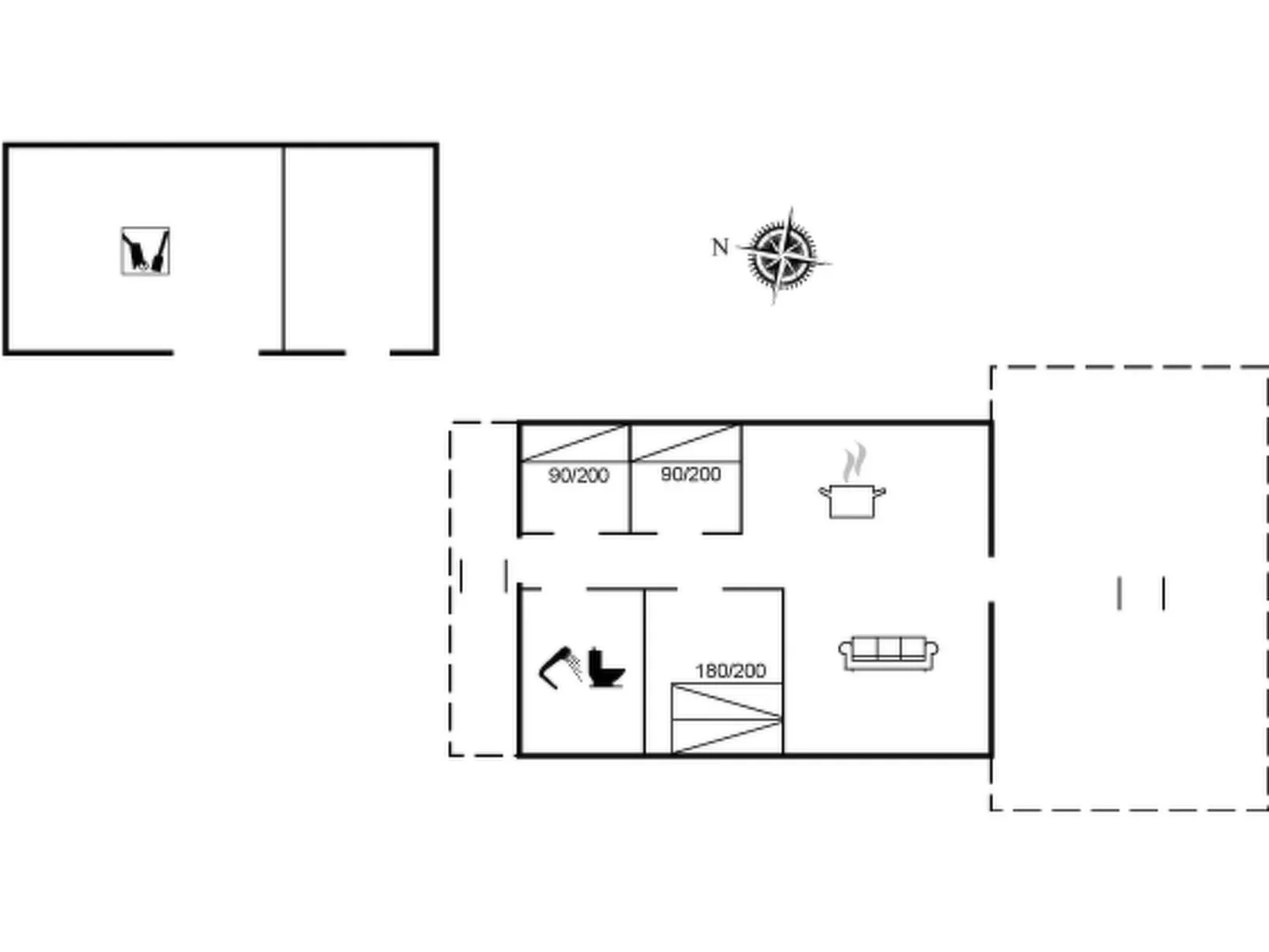 "Birger" - 500m from the sea-Dedans