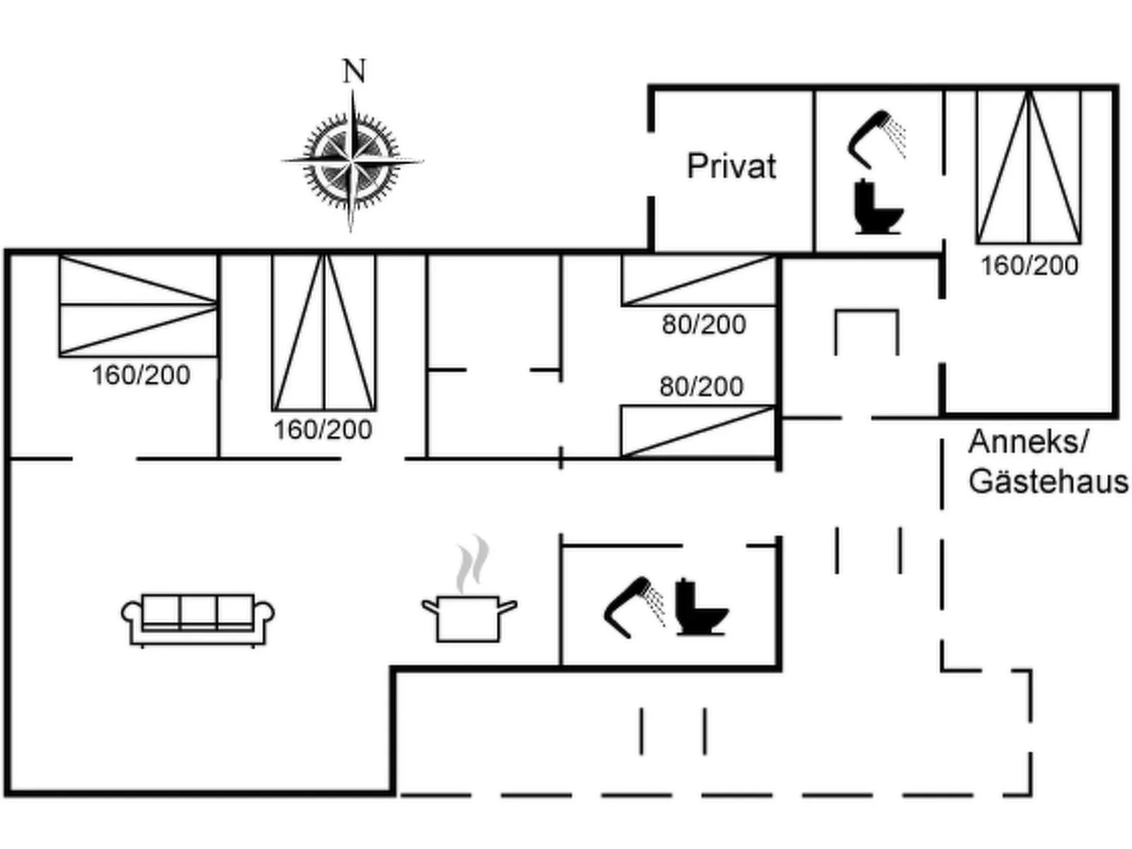 "Nalin" - 500m from the sea-Dedans