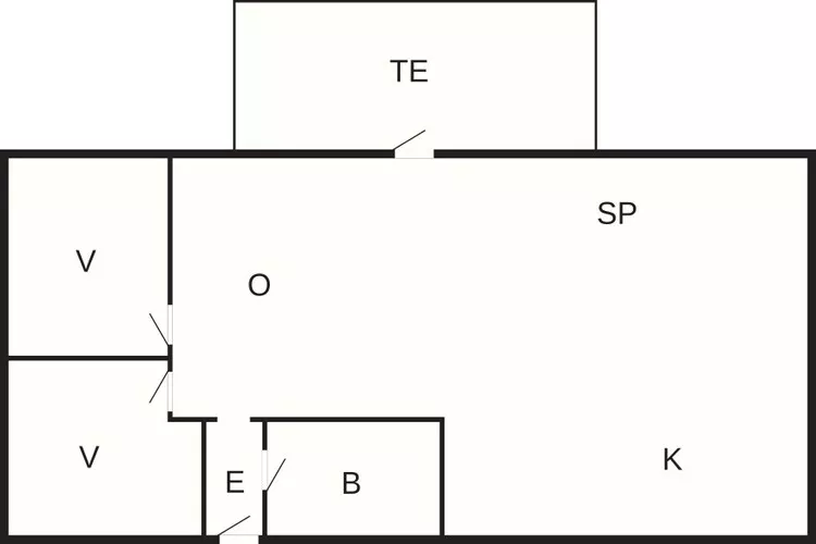 5 Personen Ferienhaus in Thisted-By Traum-Grundriss