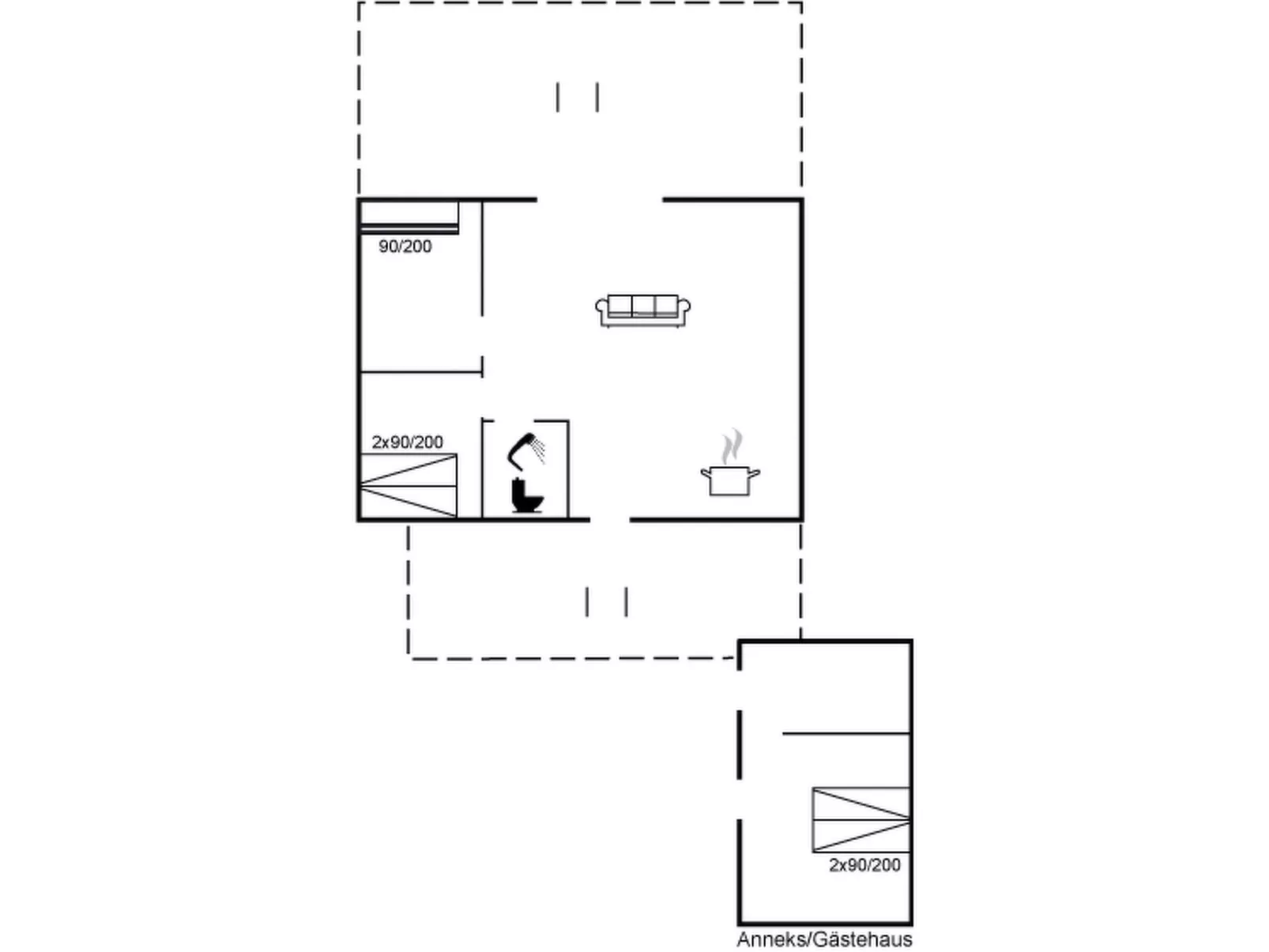 "Mintha" - 400m from the sea-Drinnen
