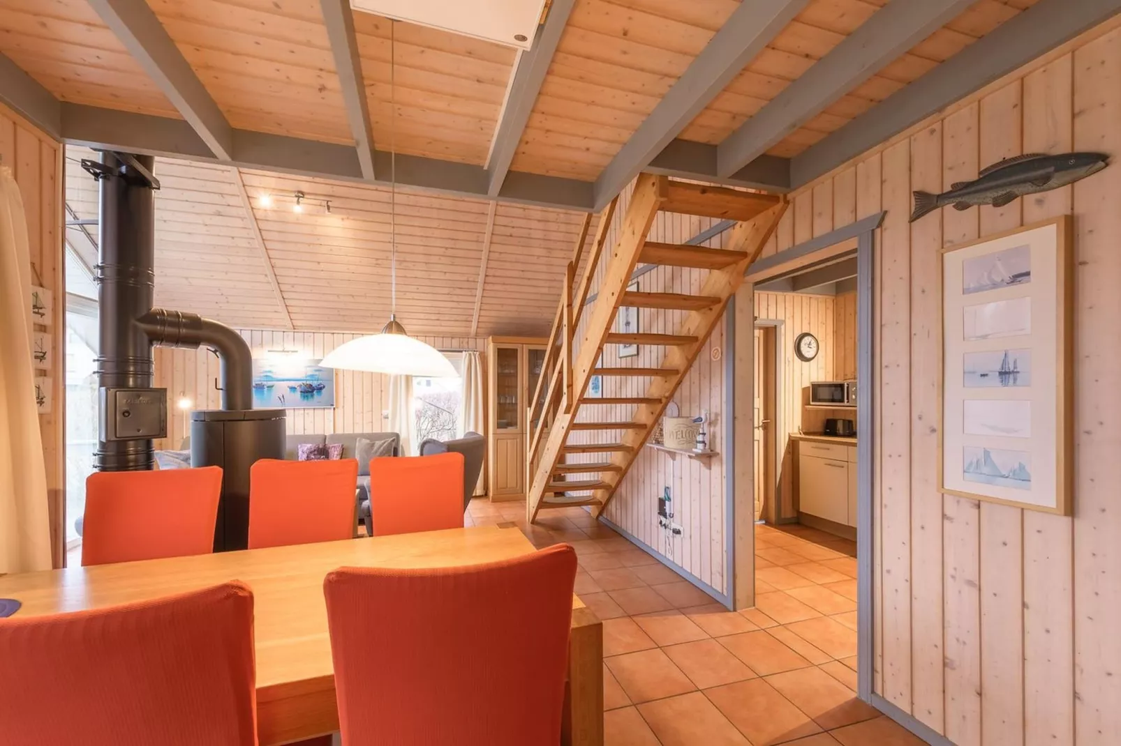 Ferienhaus Seeschwalbe-Classic 90 qm 96-Salle à manger