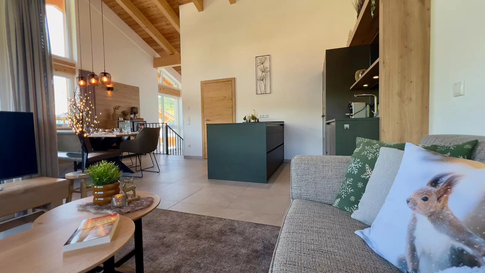 Almchalet Alpenglück-Wohnzimmer