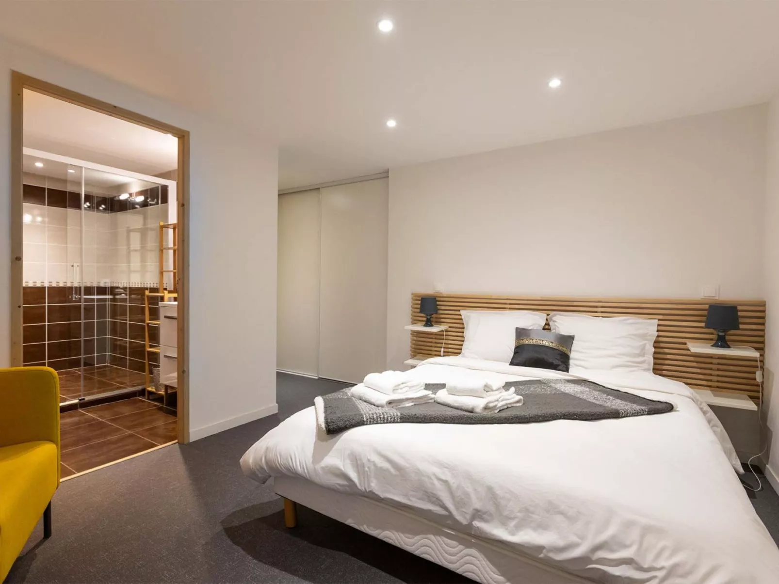 Chalets Les Amis-Drinnen