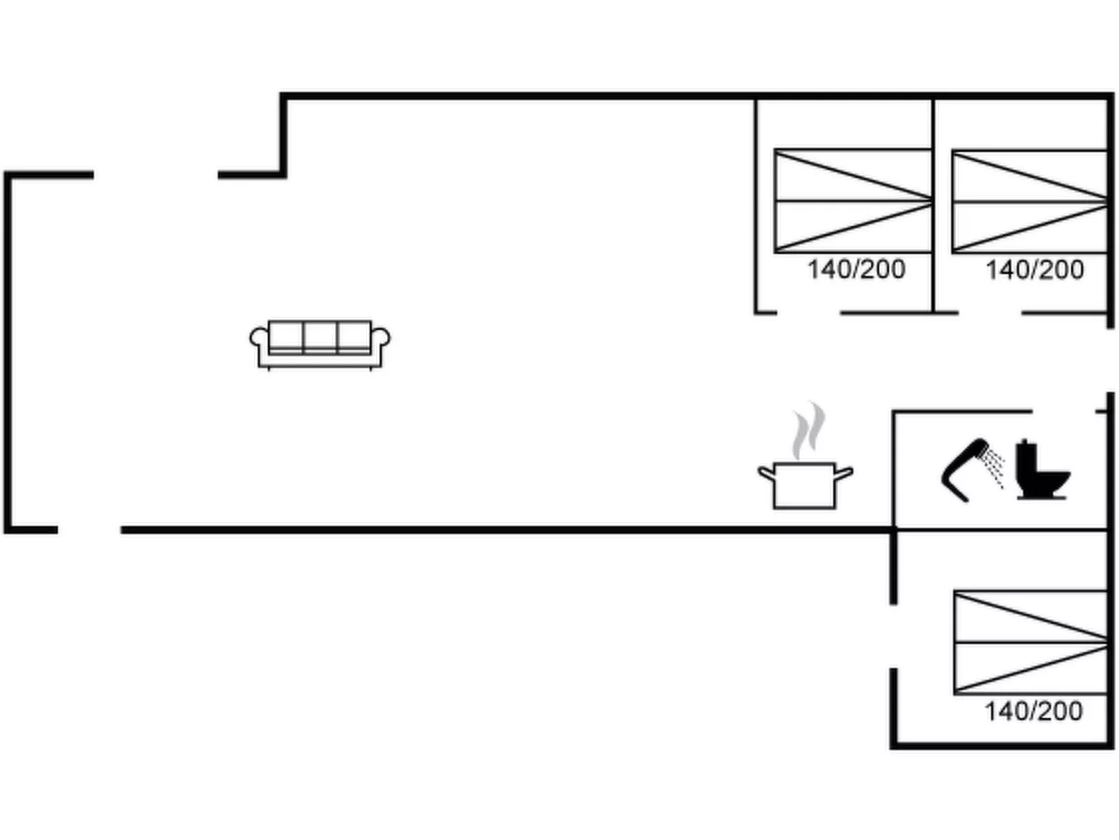 "Baldo" - 800m from the sea-Inside