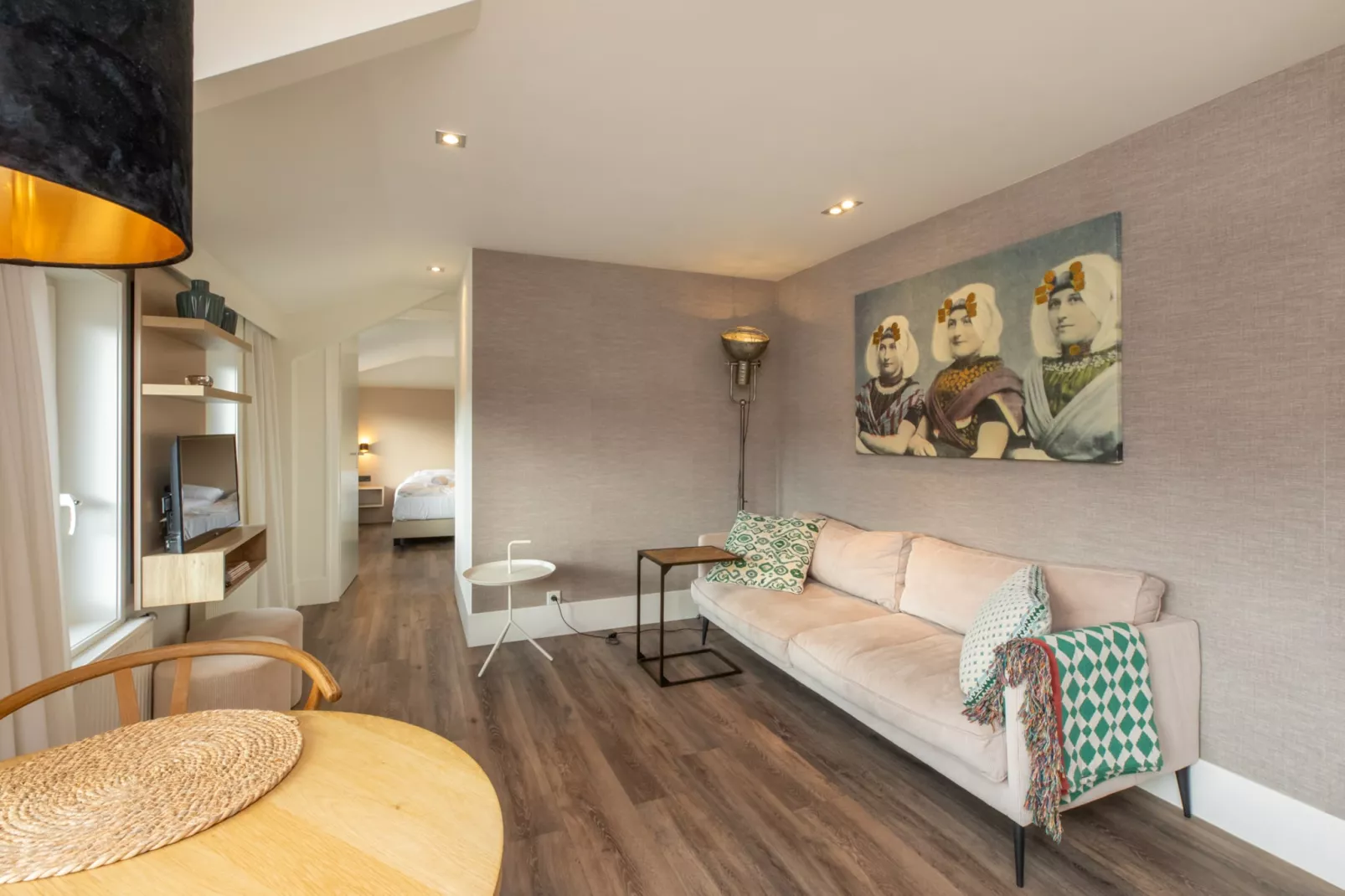 Overnachten in Zoutelande  Comfortabel Appartement Langstraat 5A-Living room