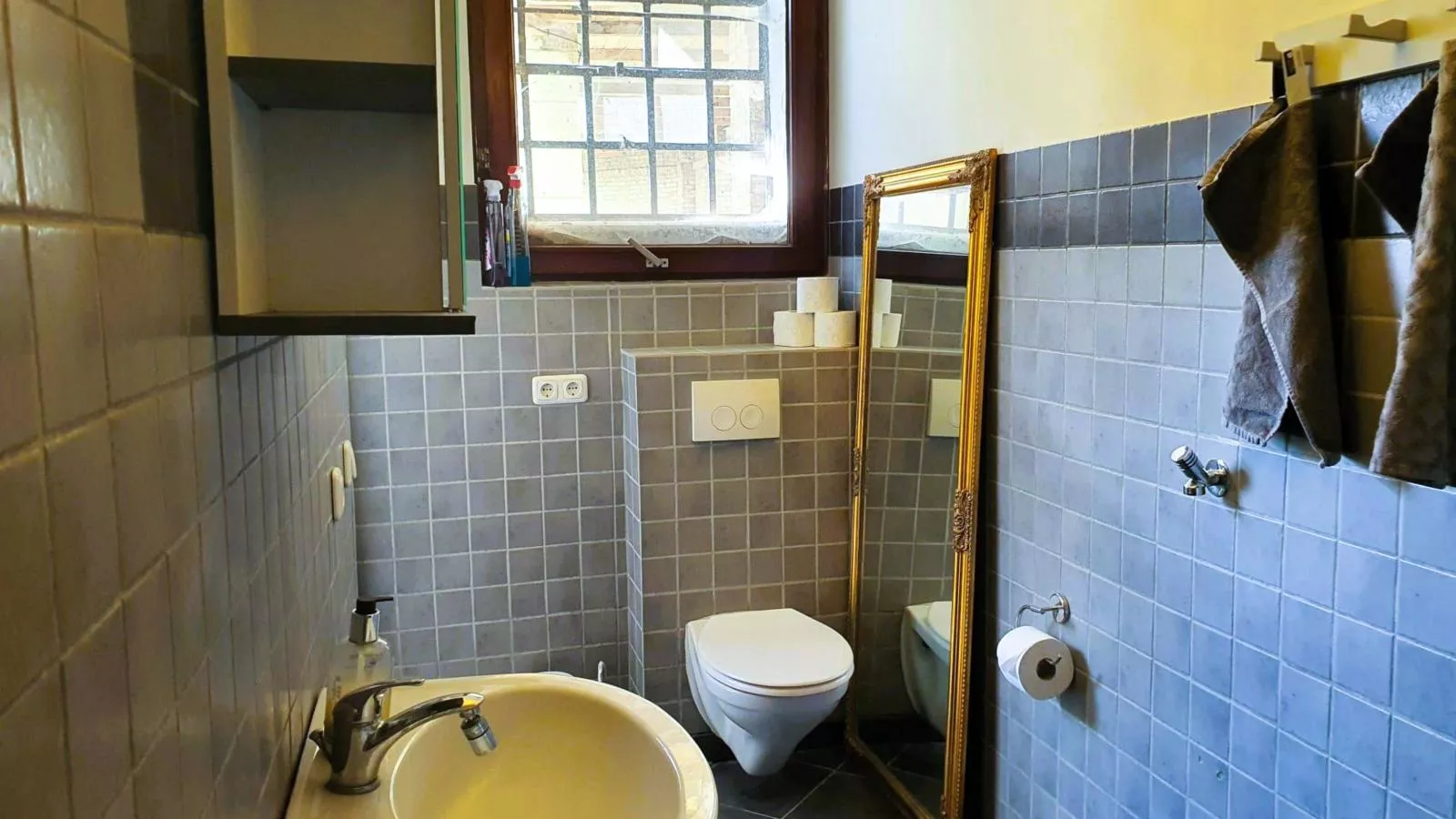 Glamour-Camping-Badezimmer