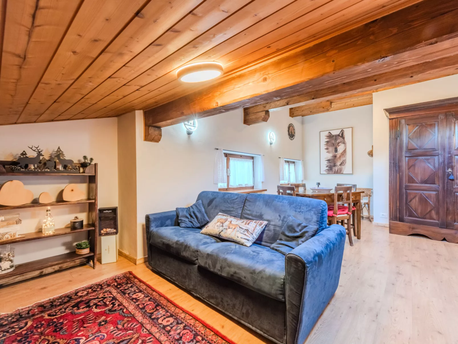 Mansarda in Legno San Rocco-Drinnen