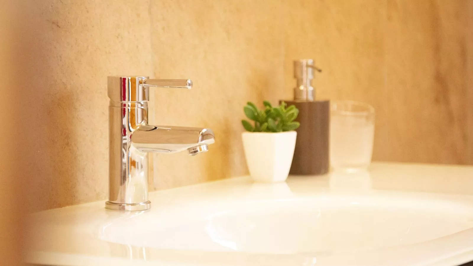 Naturstammhaus-Badezimmer