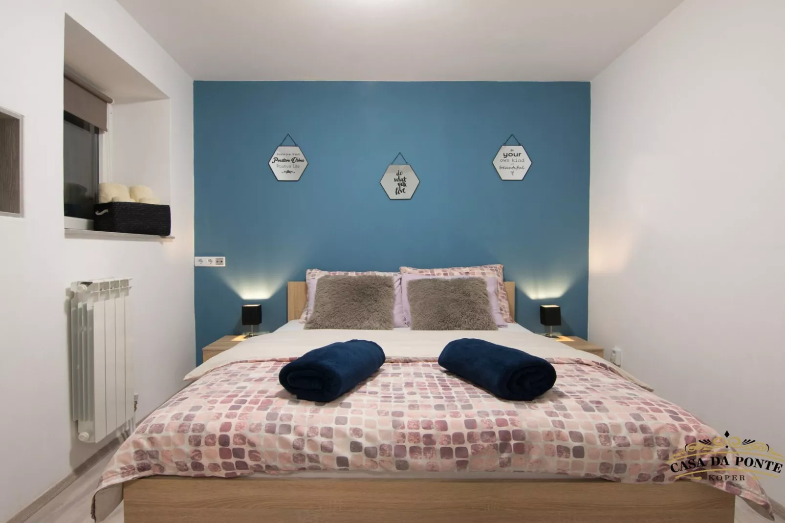 Downtown Koper Spacious Apartment with Balcony - Two Bedroom Apartment with Balcony-Bedroom