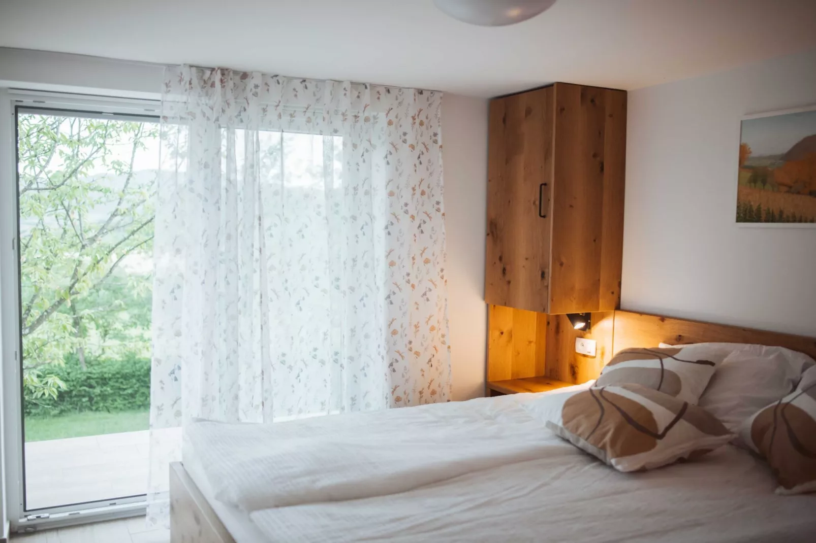 Cozy Holiday Home with Fireplace and Scenic Hills in Bistrica ob Sotli - Two Bedroom Holiday Home-Bedroom