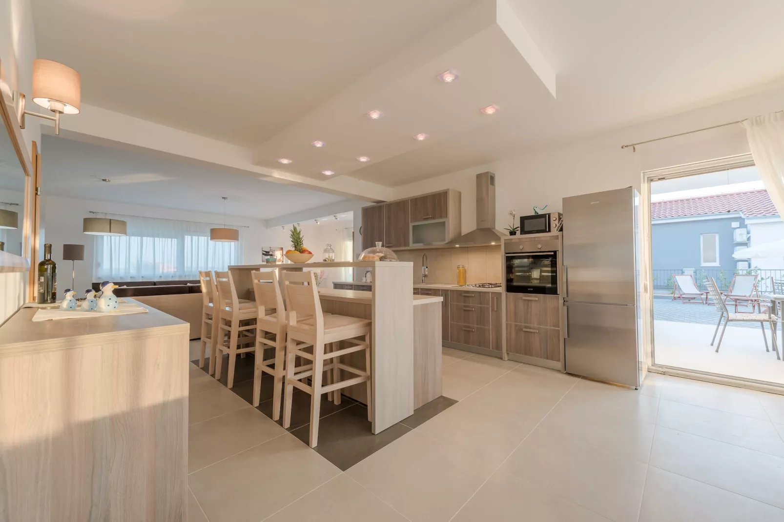 Luxury Escape with Swimming Pool & Modern Design - Deluxe Four Bedroom Villa with Sea View and Private Pool (Villa 5)-Cuisine