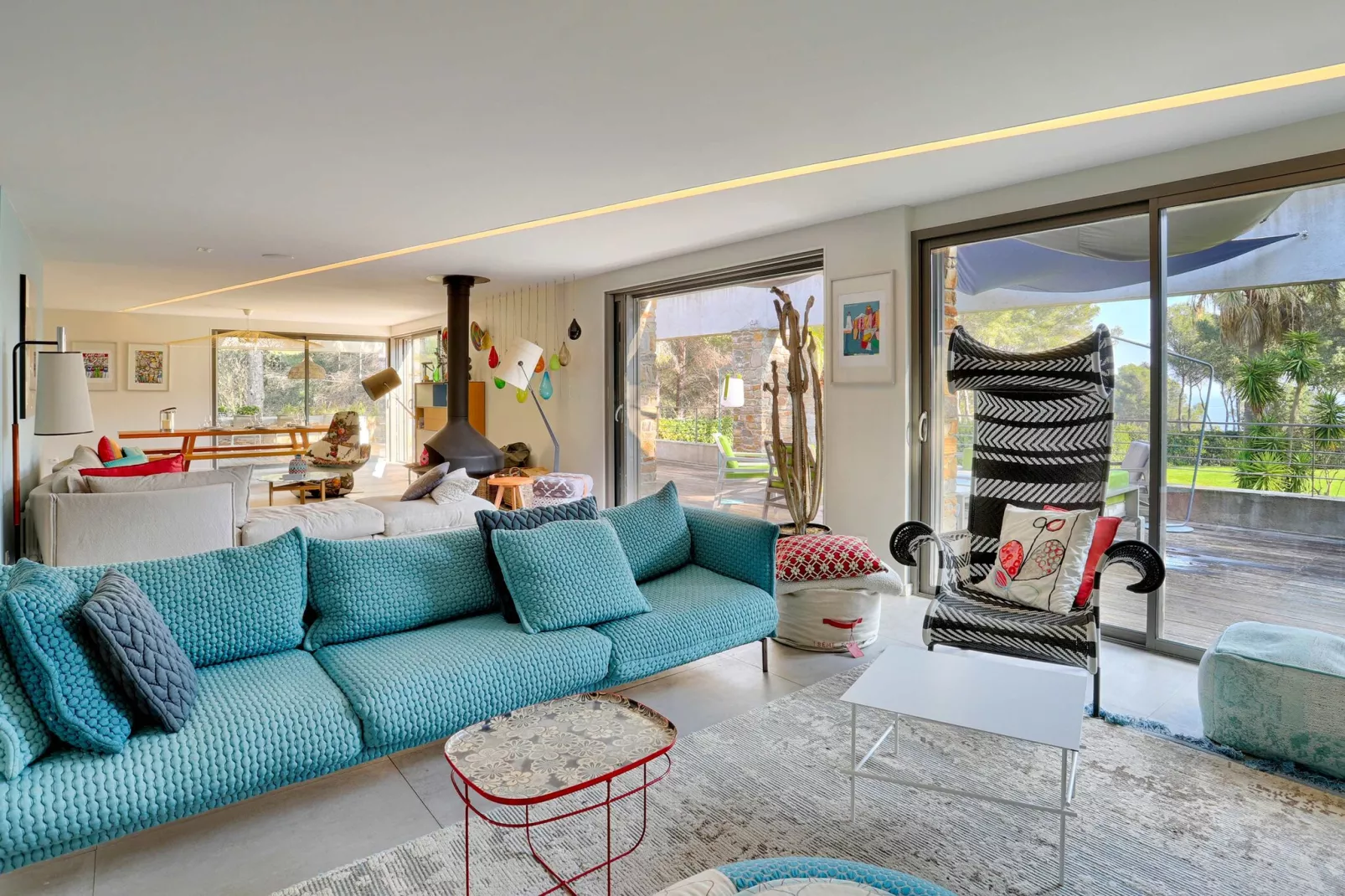 Villa Ephelele-Wohnzimmer