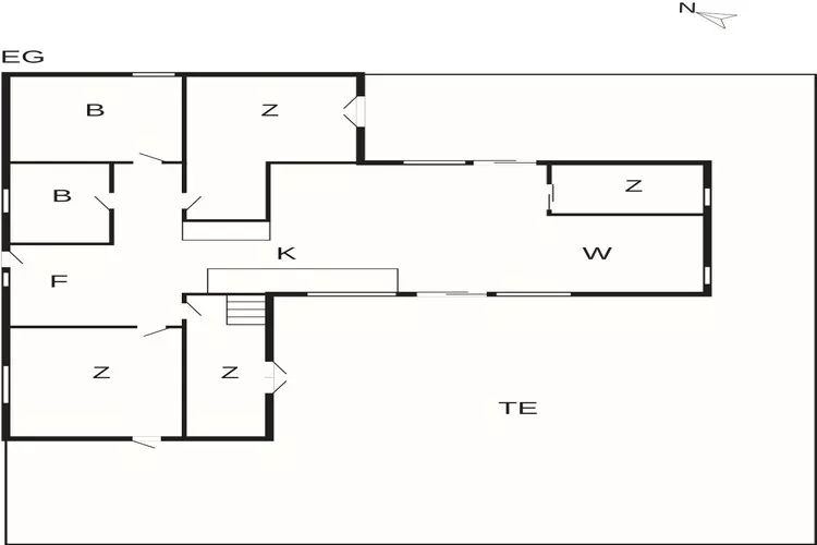 5 star holiday home in Odder-Floor plan