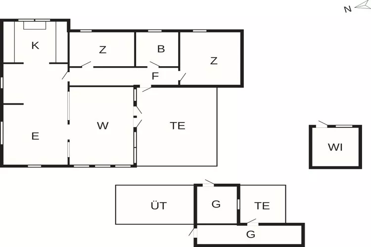 5 star holiday home in Otterup-Floor plan