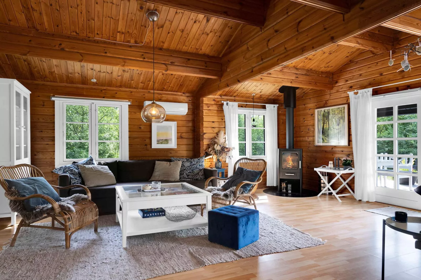 5 Sterne Ferienhaus in Sæby-Innenbereich