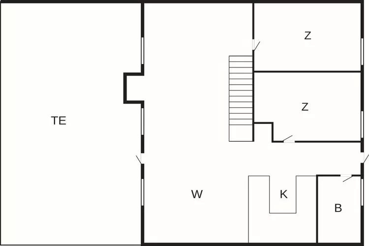 5 Sterne Ferienhaus in Væggerløse-Grundriss