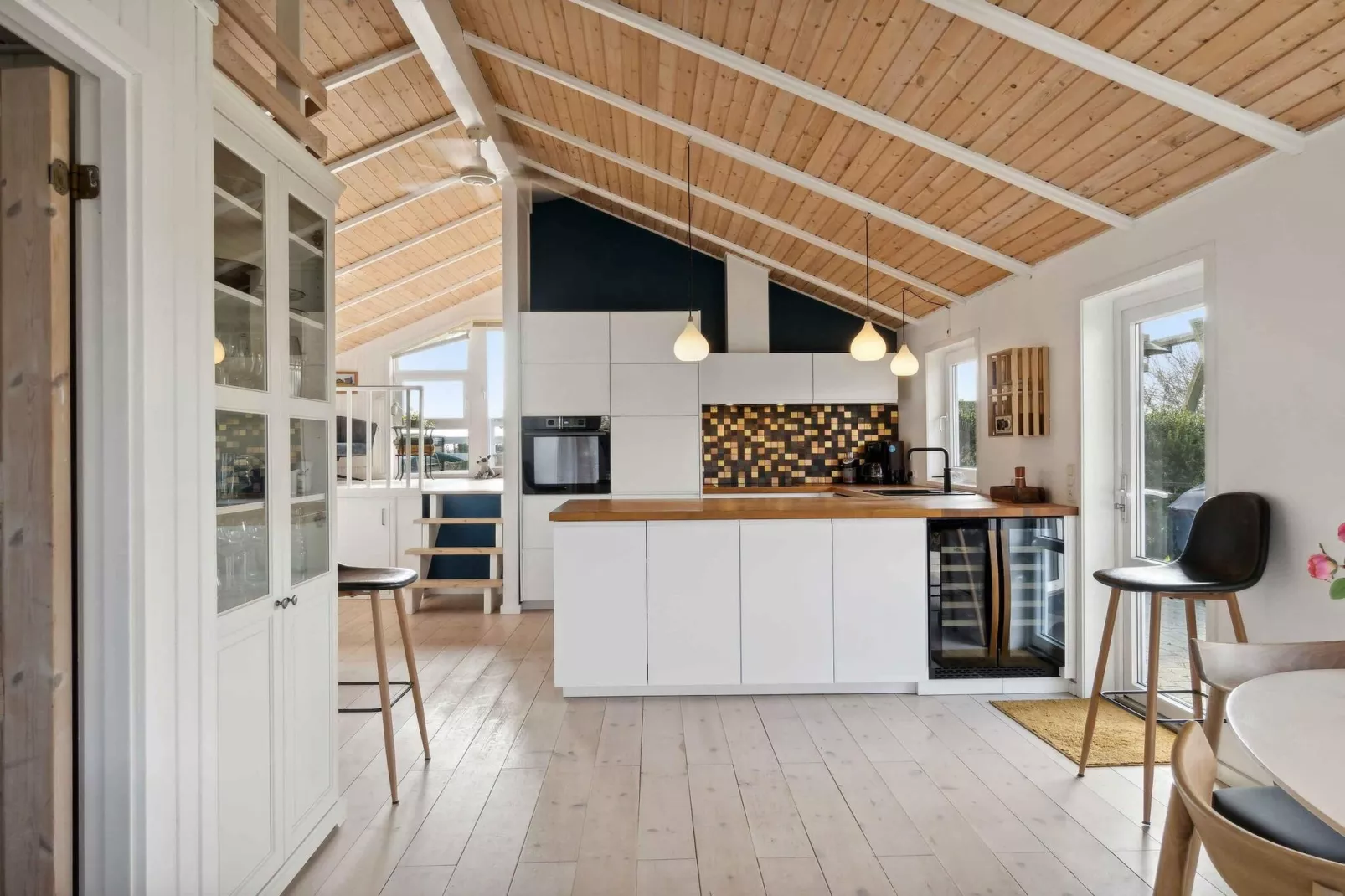 5 Sterne Ferienhaus in Rønde-Innenbereich