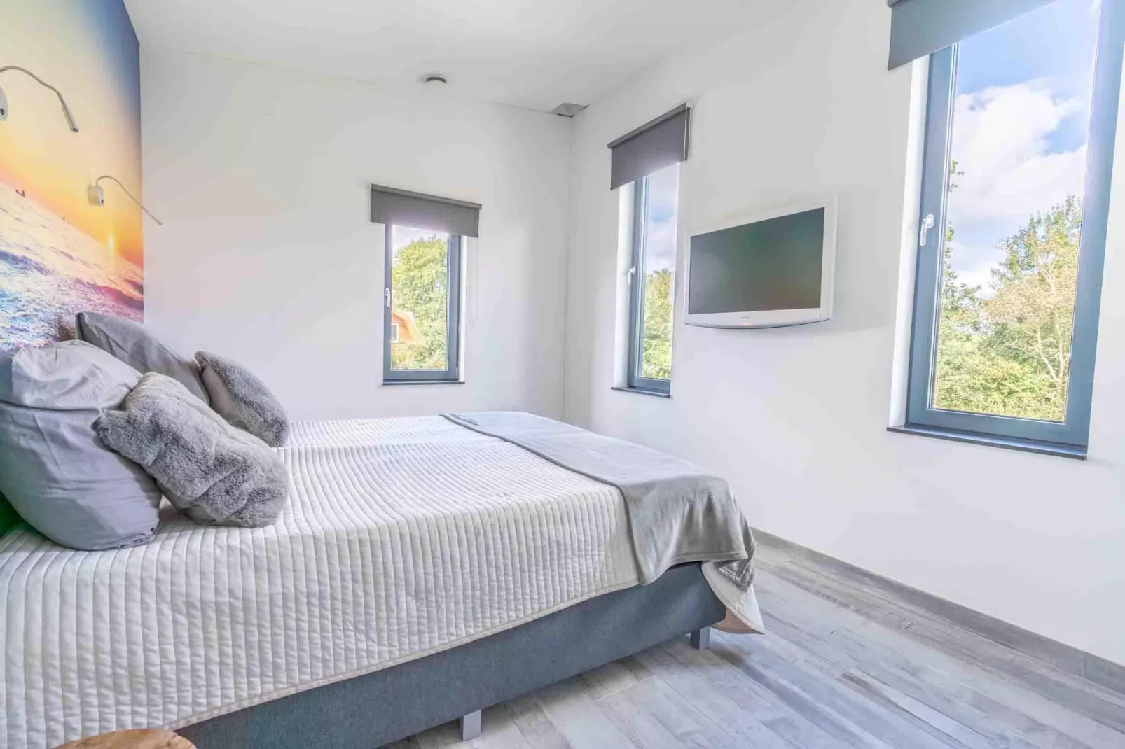 Strandvilla Hygge-Schlafzimmer