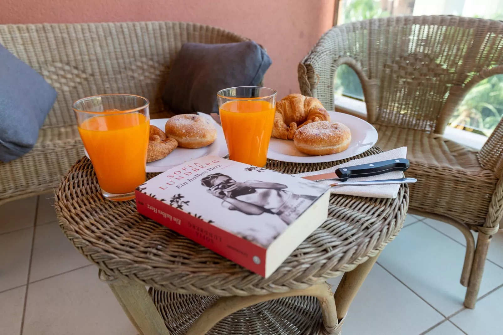 CT 386 AL - Faro's Roquetas Beach Apartment-Terrasse/Balkon