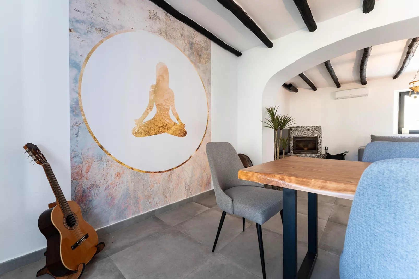 CT 390 - Faros Zen Ohm & Yoga Retreat - Cortijo Pura Paz in Casarabonela-Salle à manger