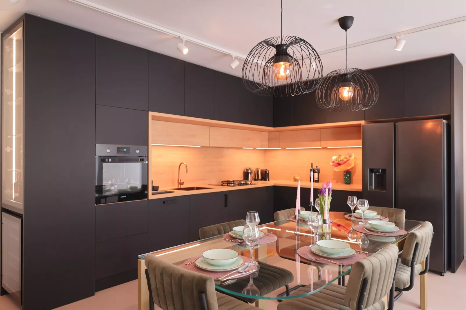 Villa Sokol with private pool-Cuisine