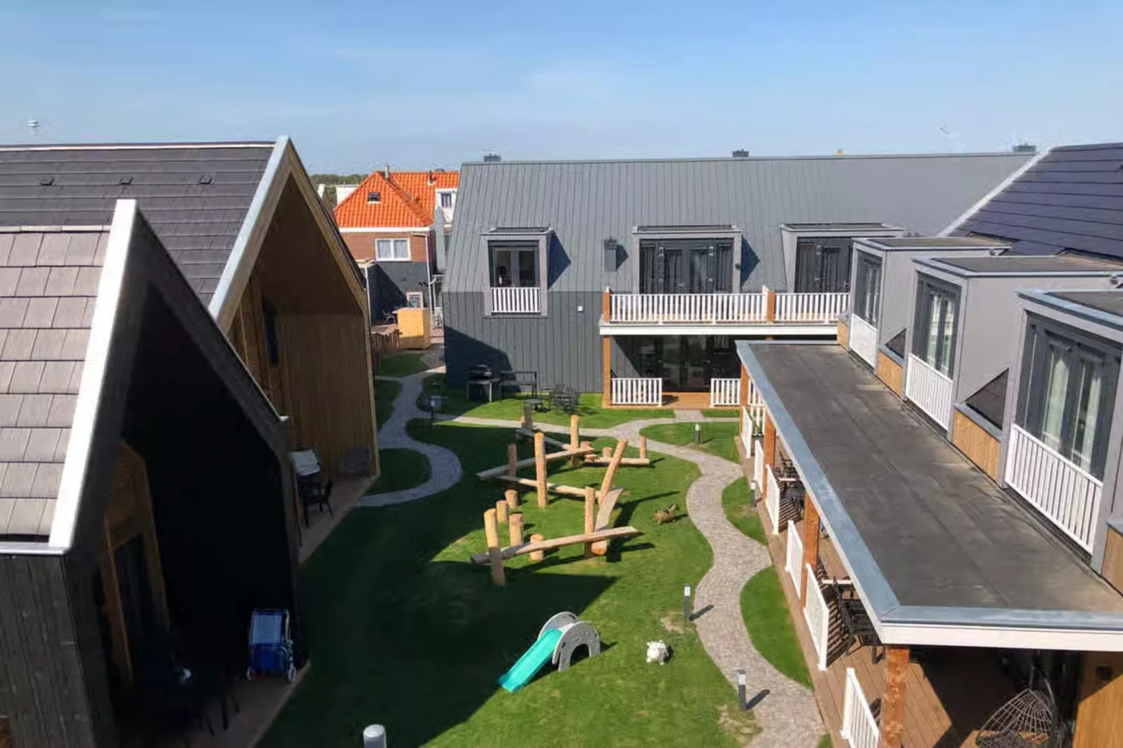 Plein 40 Lodge 19-Jardins en été