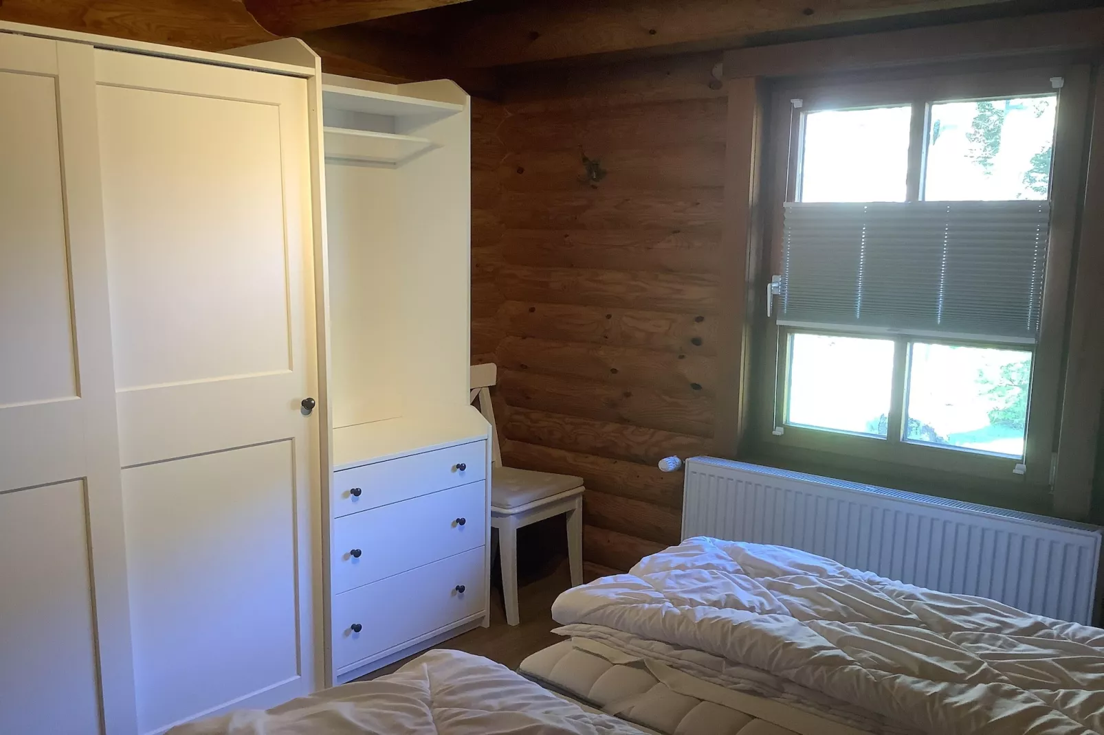 Blockhaus-Schlafzimmer