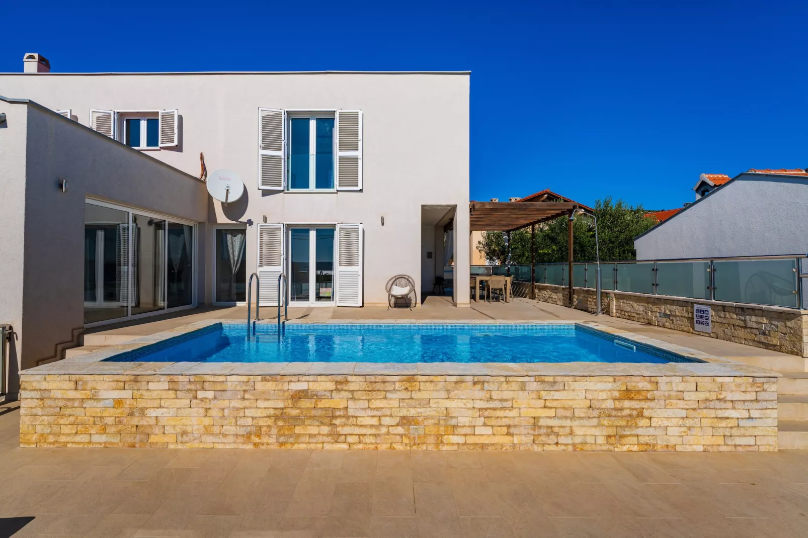 Sea view Villa Anpero-Extérieur été