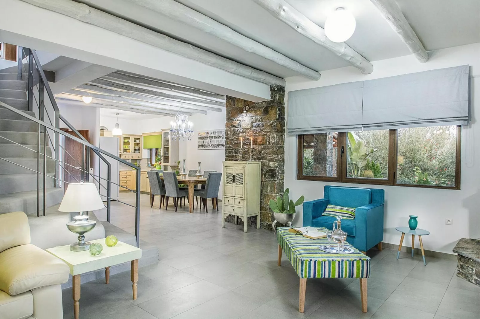 Holiday home, Pemonia--Living room