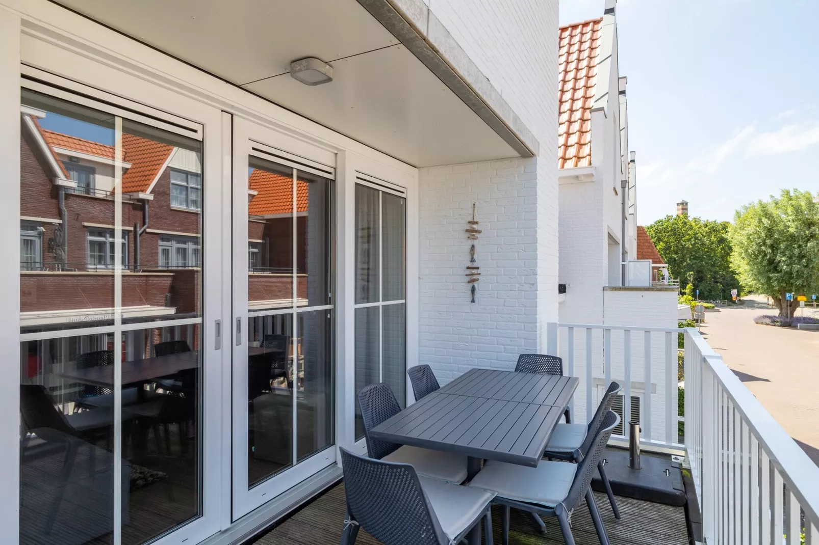 Appartement Kaapduinseweg 13 Dishoek 13D luxe 6p sauna-Terrasse / balcon