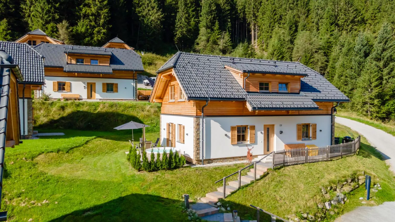Riesner Alpenlodge-Exterior in summer