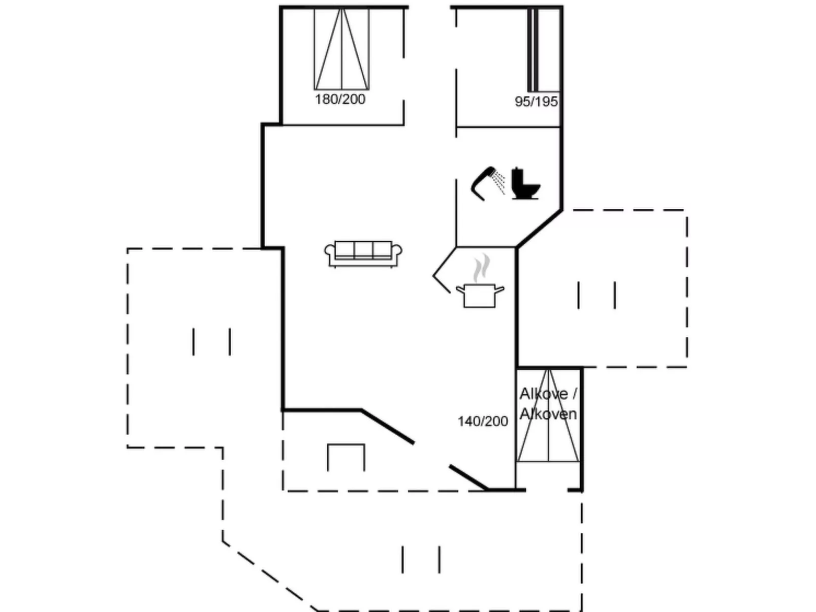 "Edzard" - 200m from the sea-Inside