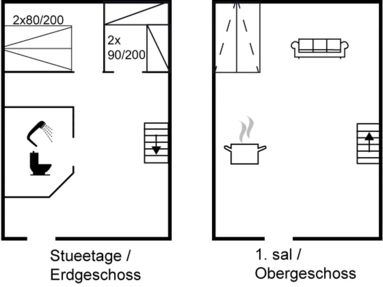"Gyta" - 500m from the sea-Drinnen