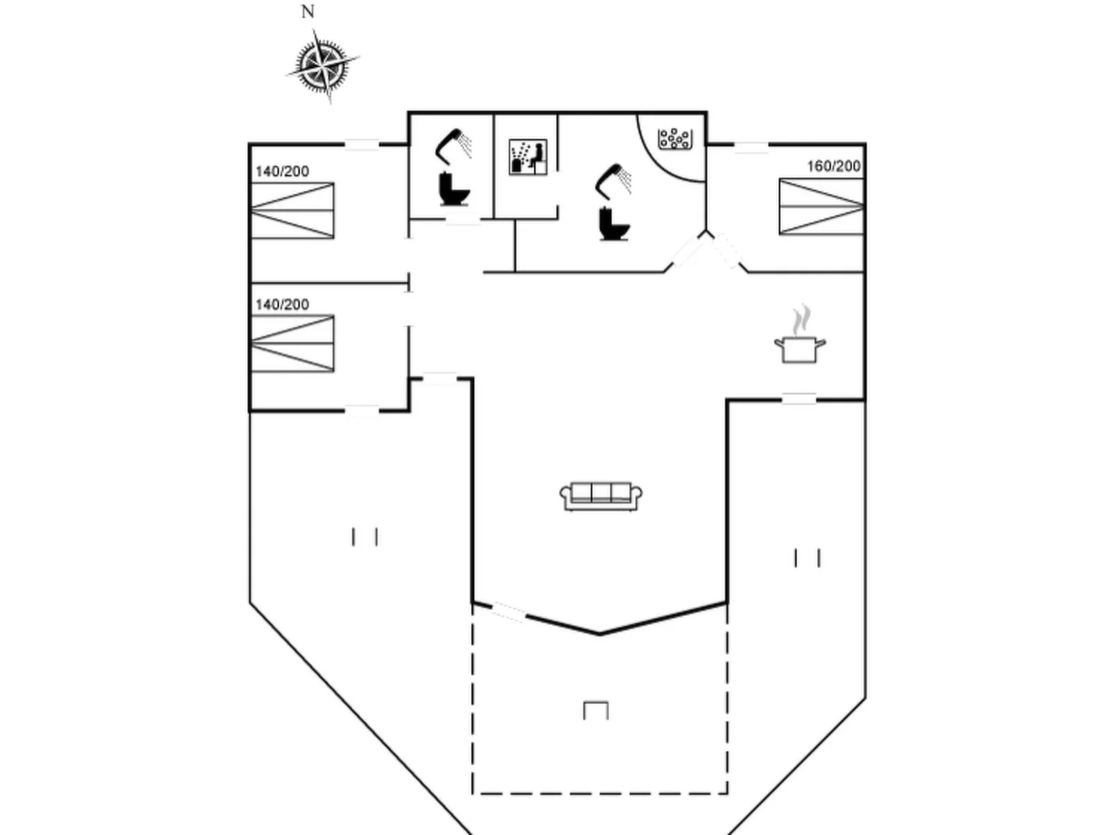 "Lyydia" - 1km from the sea-Inside