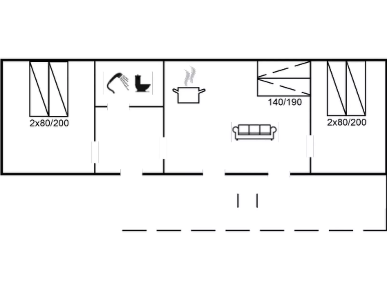 "Tinne" - 400m from the sea-Dedans