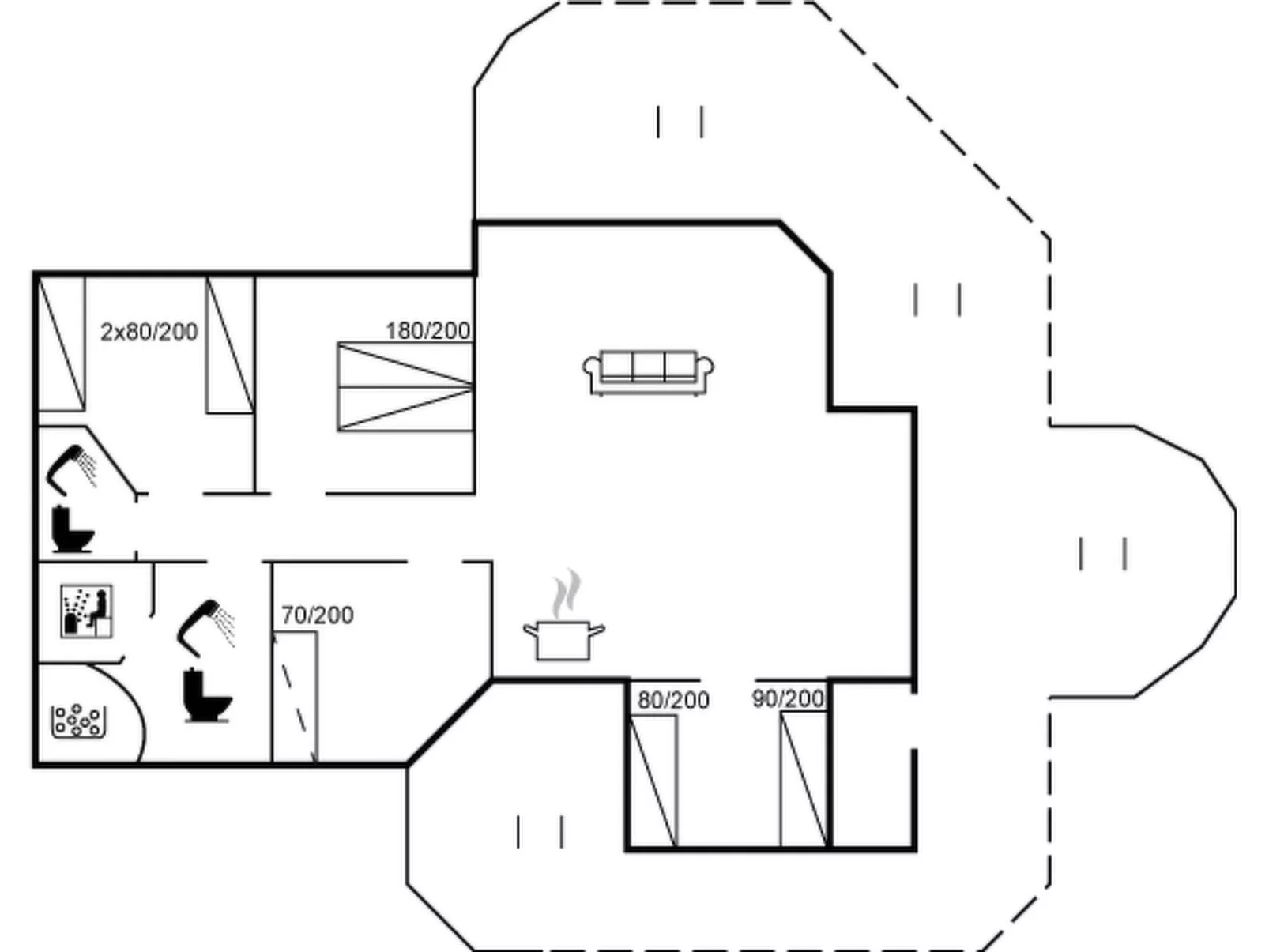 "Nafne" - 500m from the sea-Drinnen