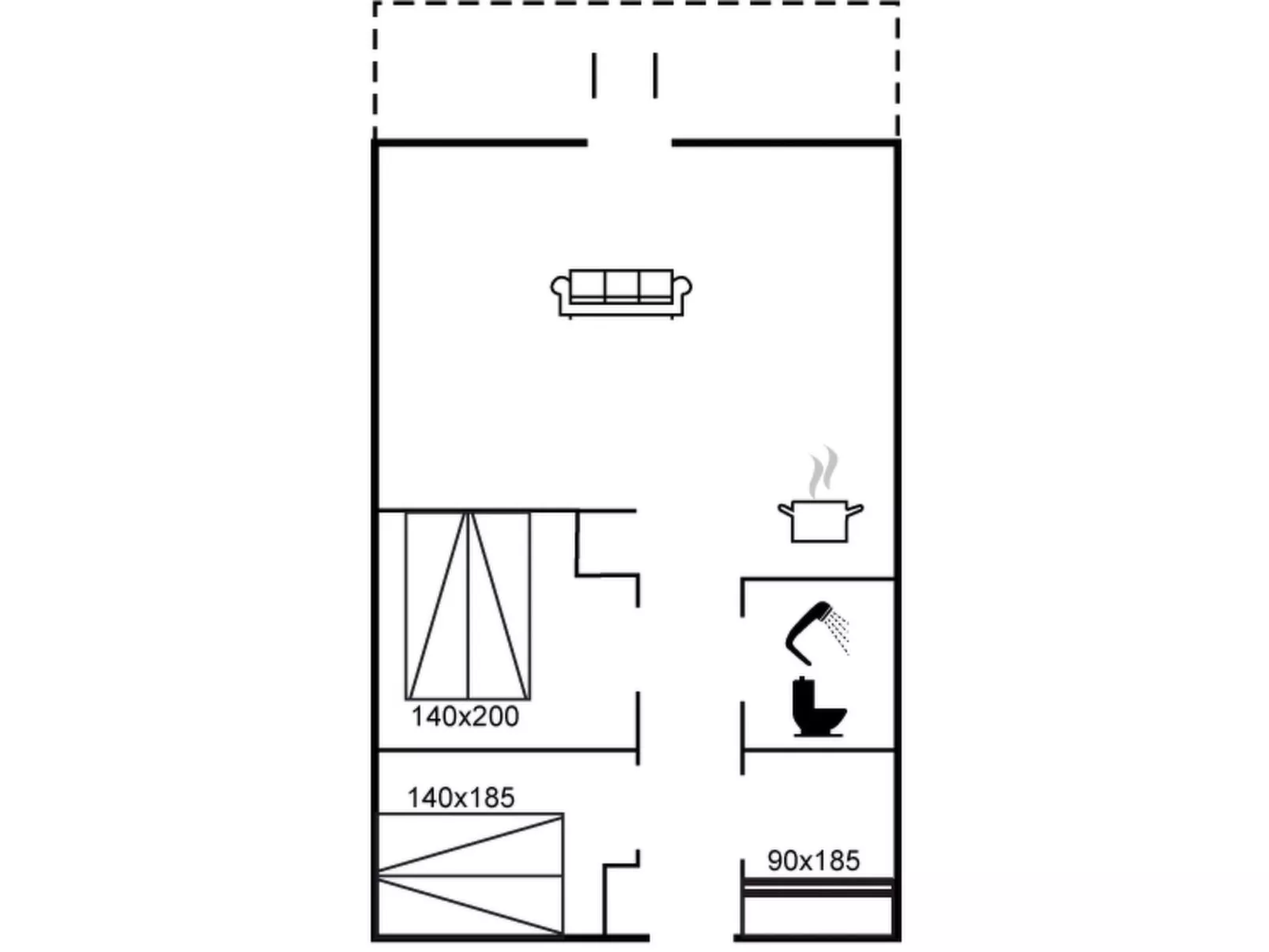 "Sara" - 2.5km from the sea-Dedans