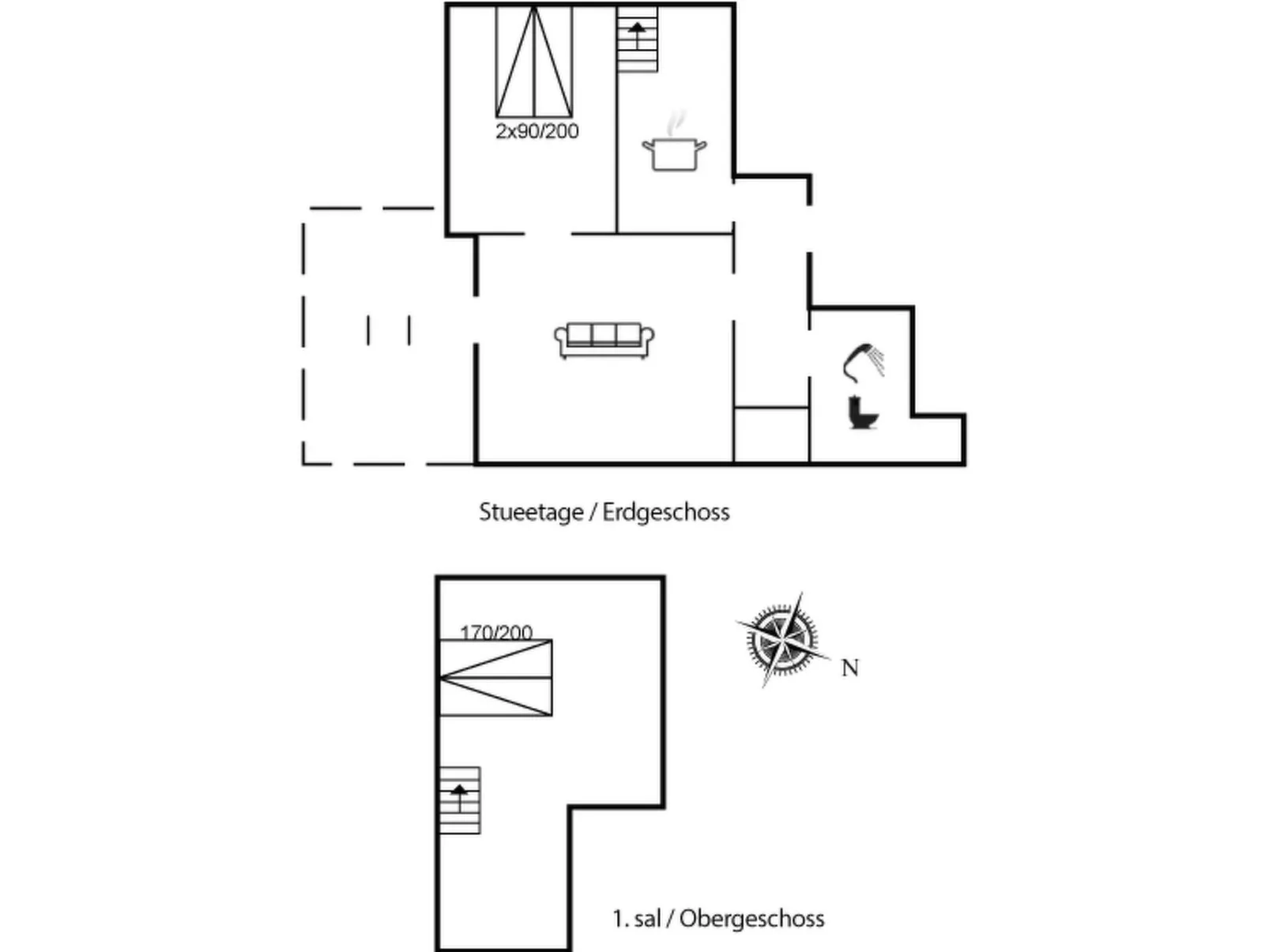 "Ingwald" - 50m from the sea-Inside