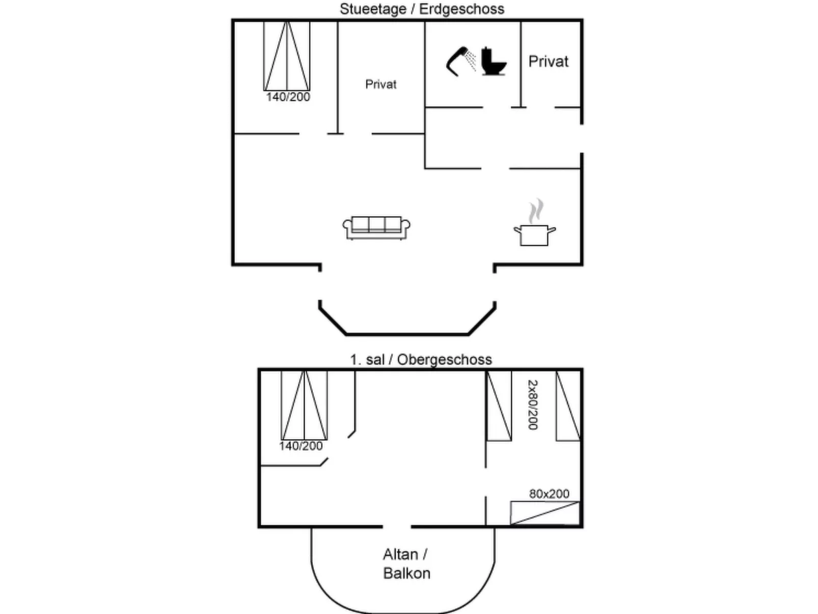 "Simo" - 250m from the sea-Dedans
