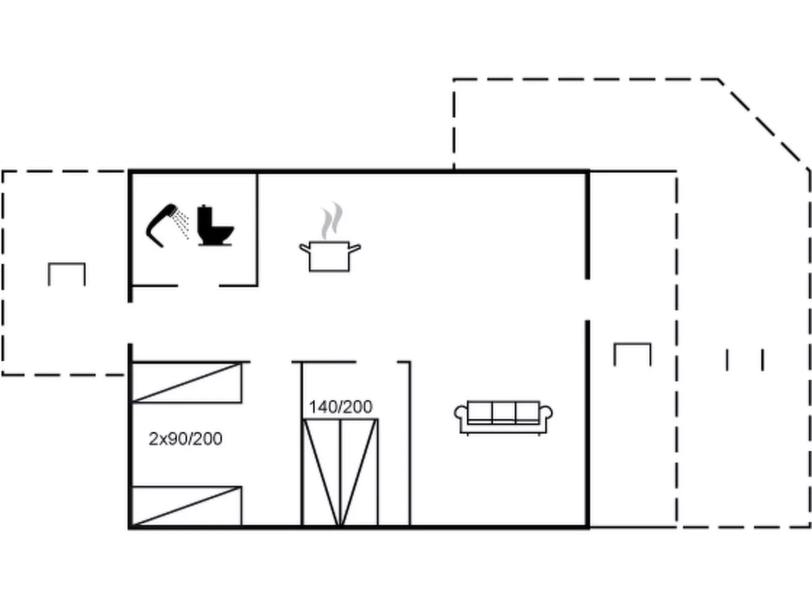 "Fiallar" - 7.5km from the sea-Dedans