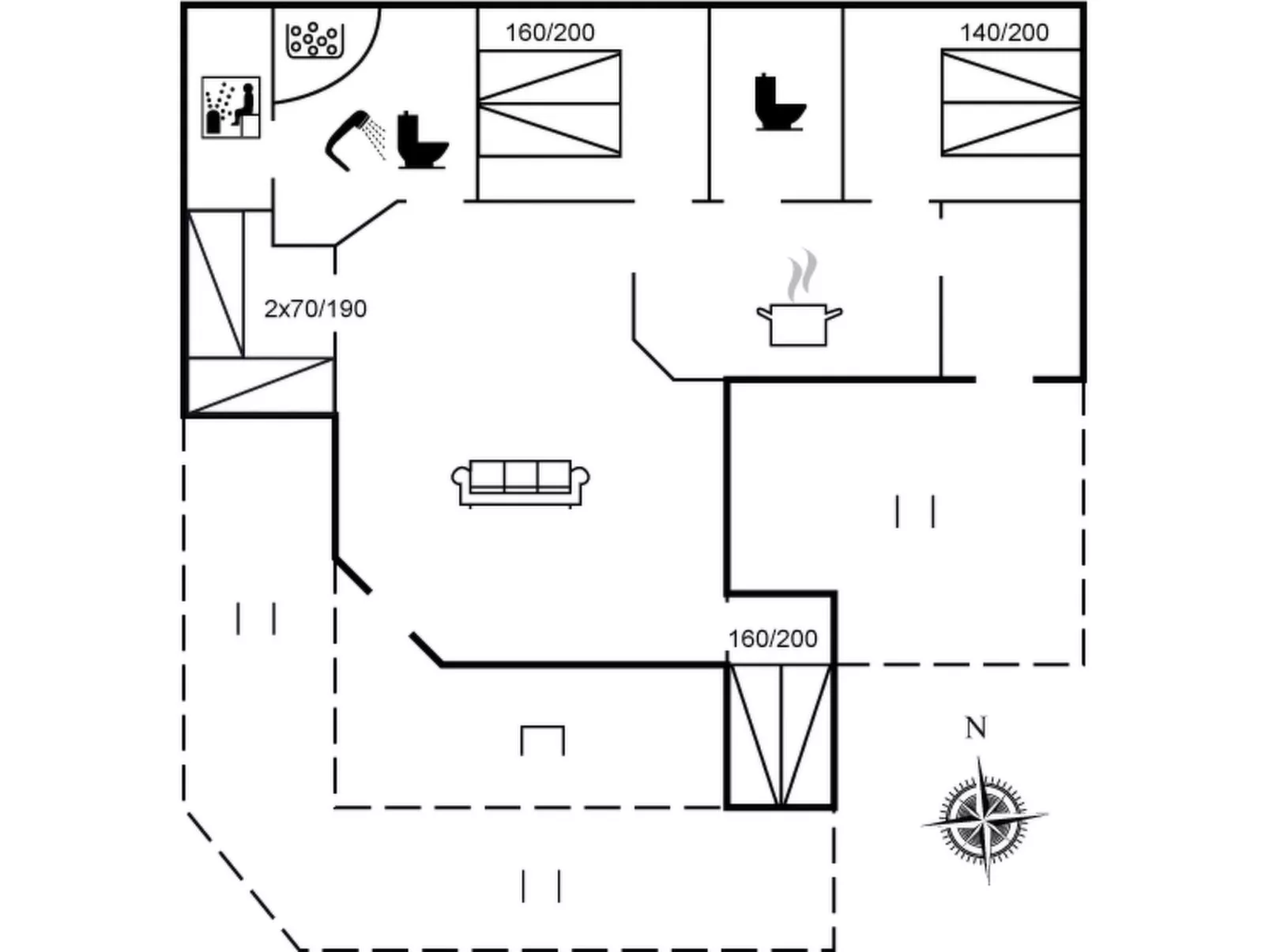 "Bruno" - 200m from the sea-Inside