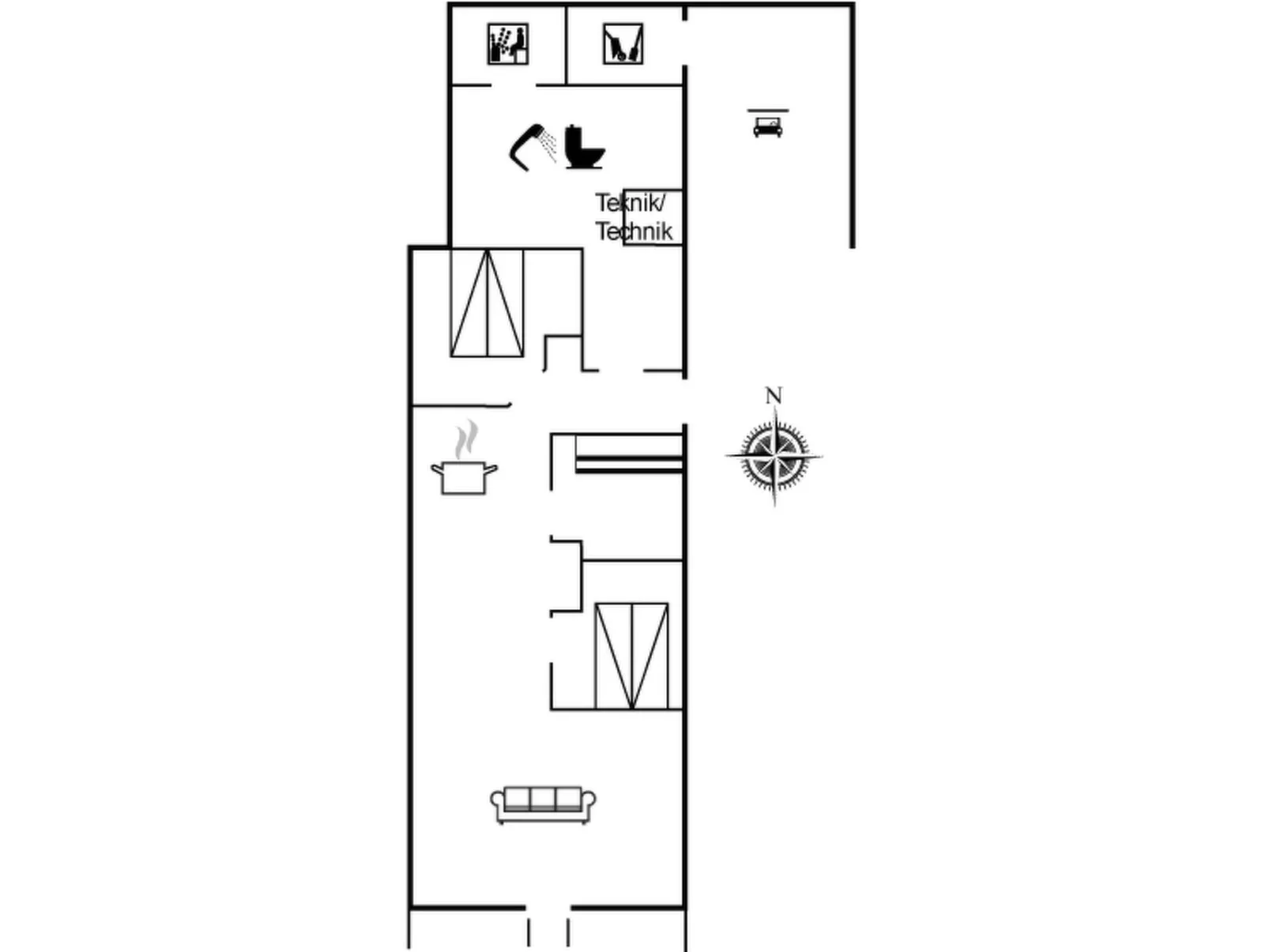 "Alena" - 1km from the sea-Dedans