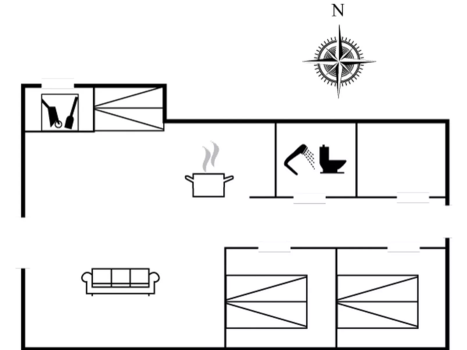 "Hannah" - 300m to the fjord-Inside