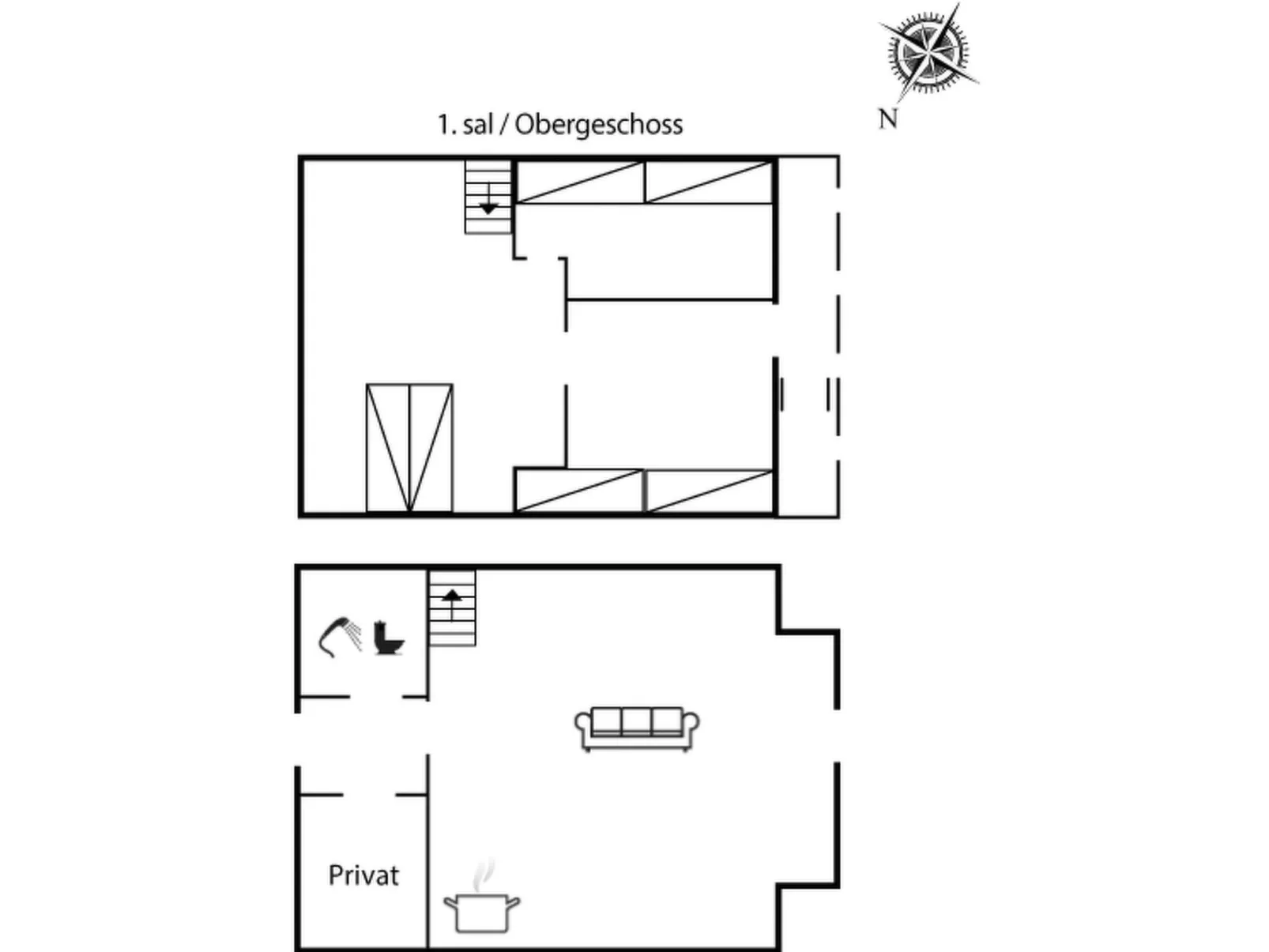 "Alard" - 300m to the fjord-Dedans