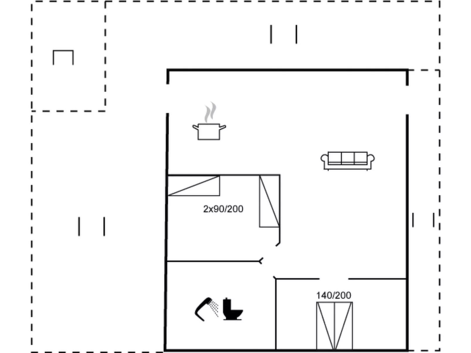 "Salme" - 100m from the sea-Inside